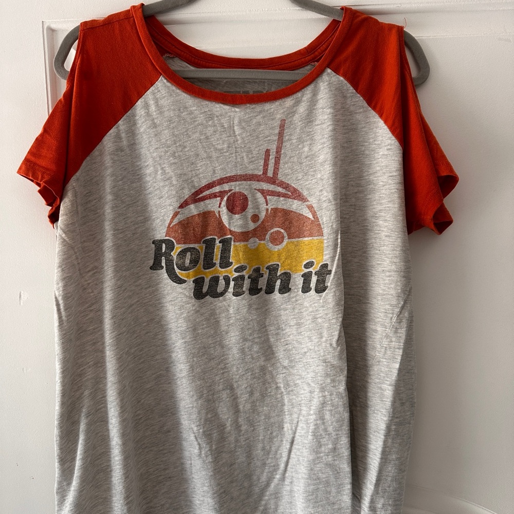 Her Universe Star Wars Gray and Orange Tee